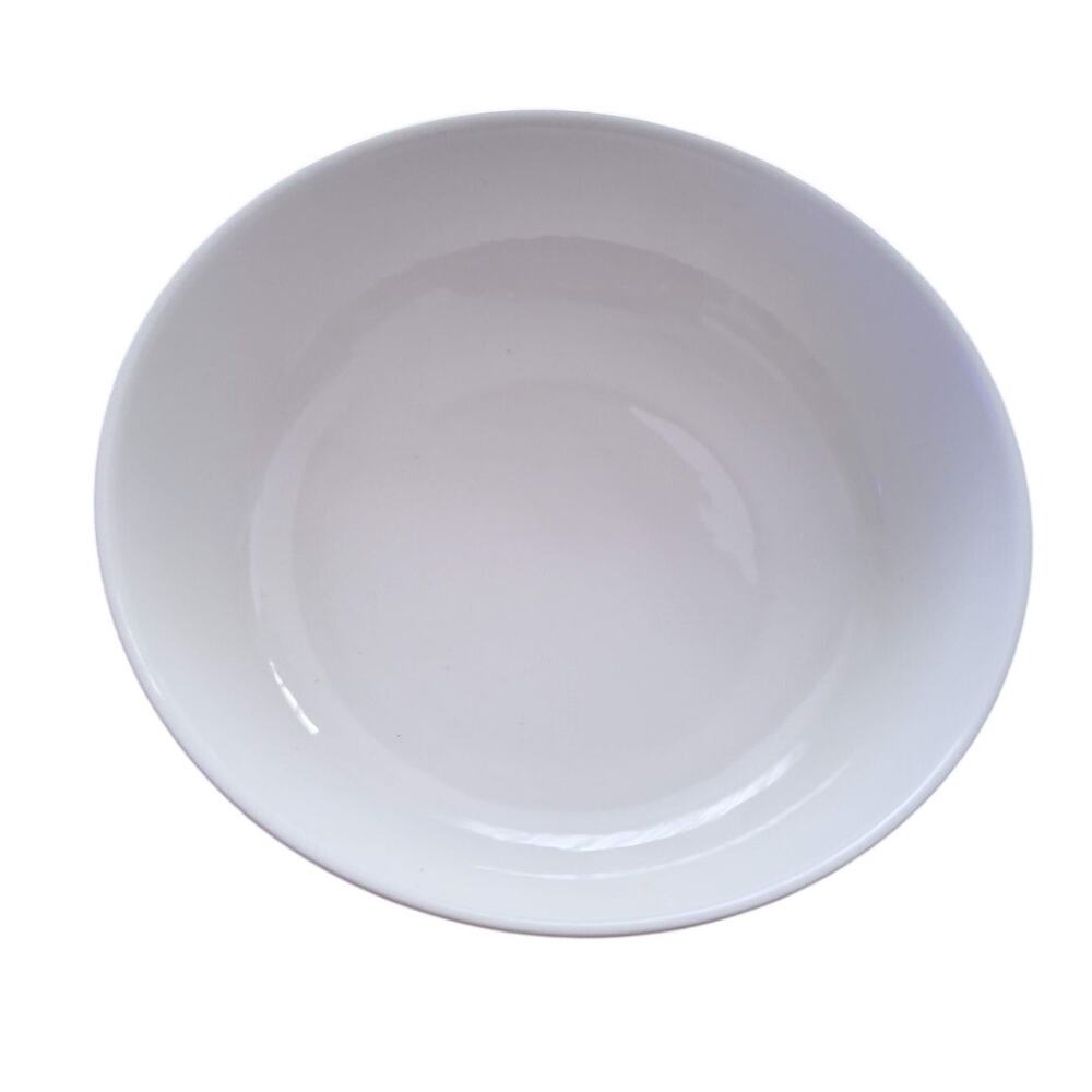 Mikasa Ciera Swirl Bone China 8" Pasta Bowl Translucent Ivory Set Country Set 4 - Picture 8 of 9